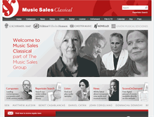 Tablet Screenshot of musicsalesclassical.com
